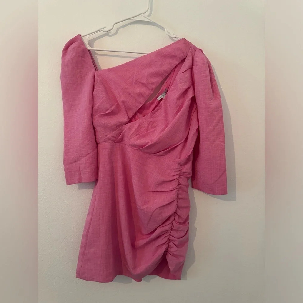 Atoir Perfect Places Cut Out Rouching Mini Dress Pink Party Cocktail NWT US 8